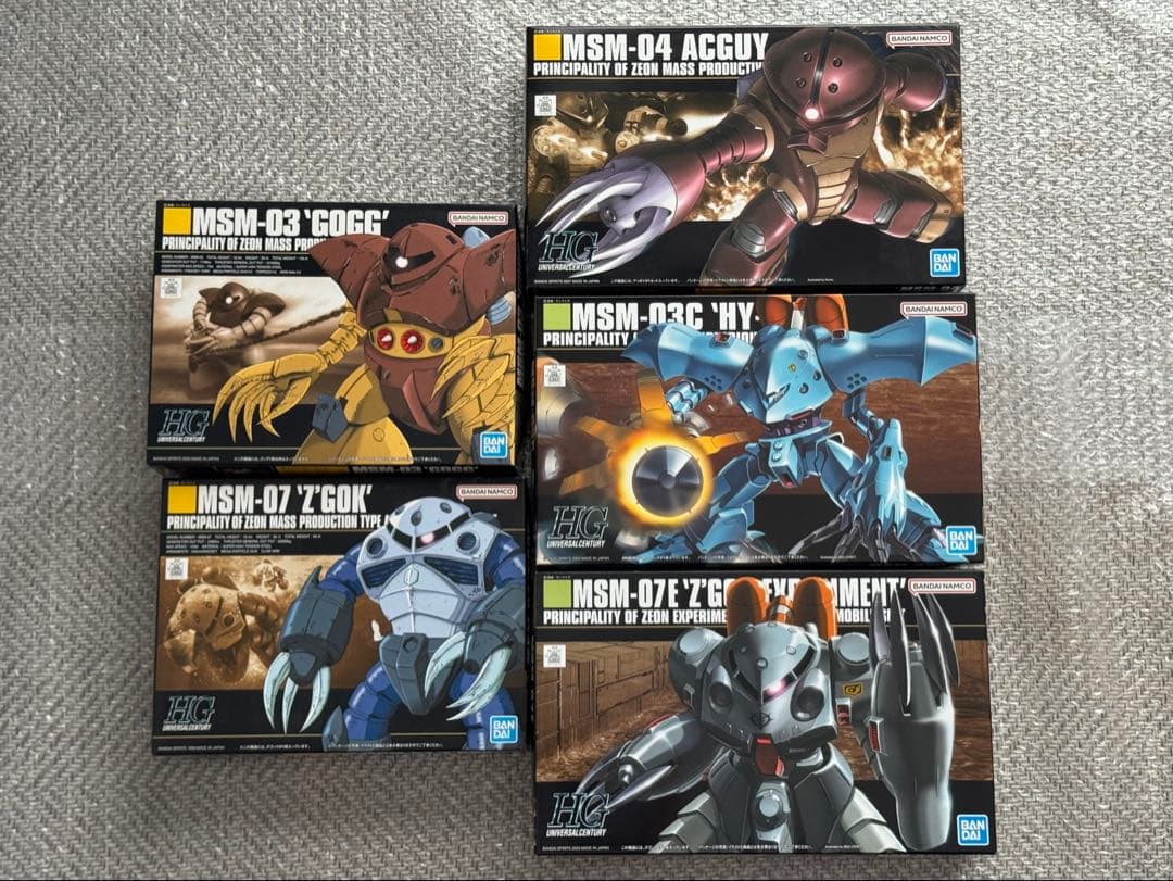 HGUC ジオン軍水泳部 6体セット HG ジオン 水泳部5体セット 夏