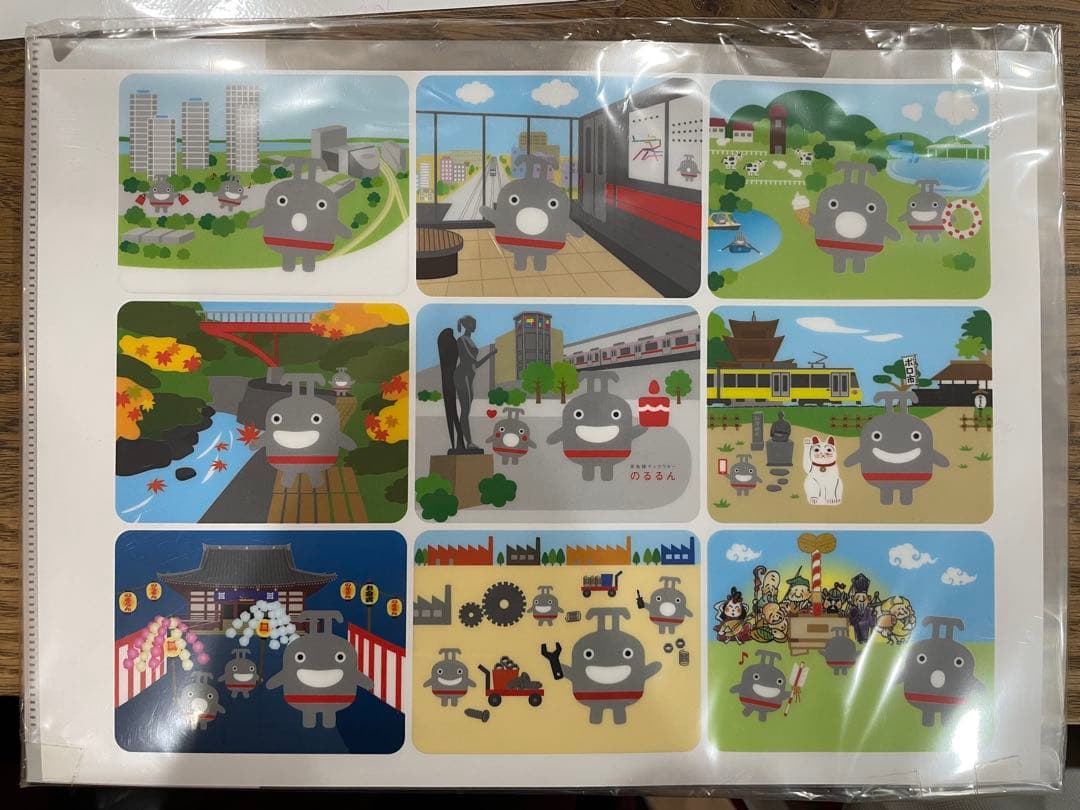 東急電鉄「のるるん」「ノッテちゃん」デザインPASMO＆光る！パスケースセット