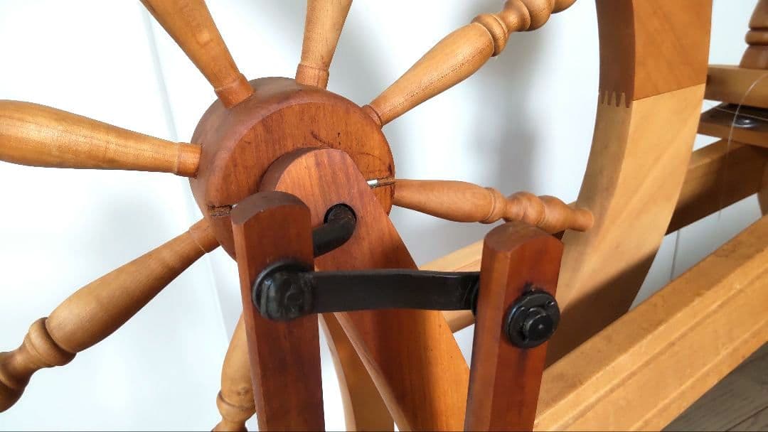 アシュフォード紡毛機　トラディショナル　シングルドライブ　ダブルペダル