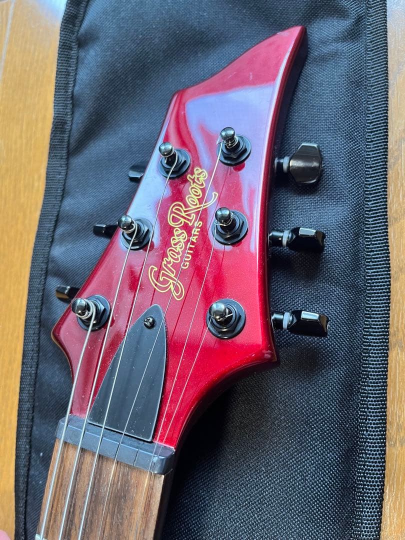【値下げ可】ESP エレキギター　赤　レッド　grass roots