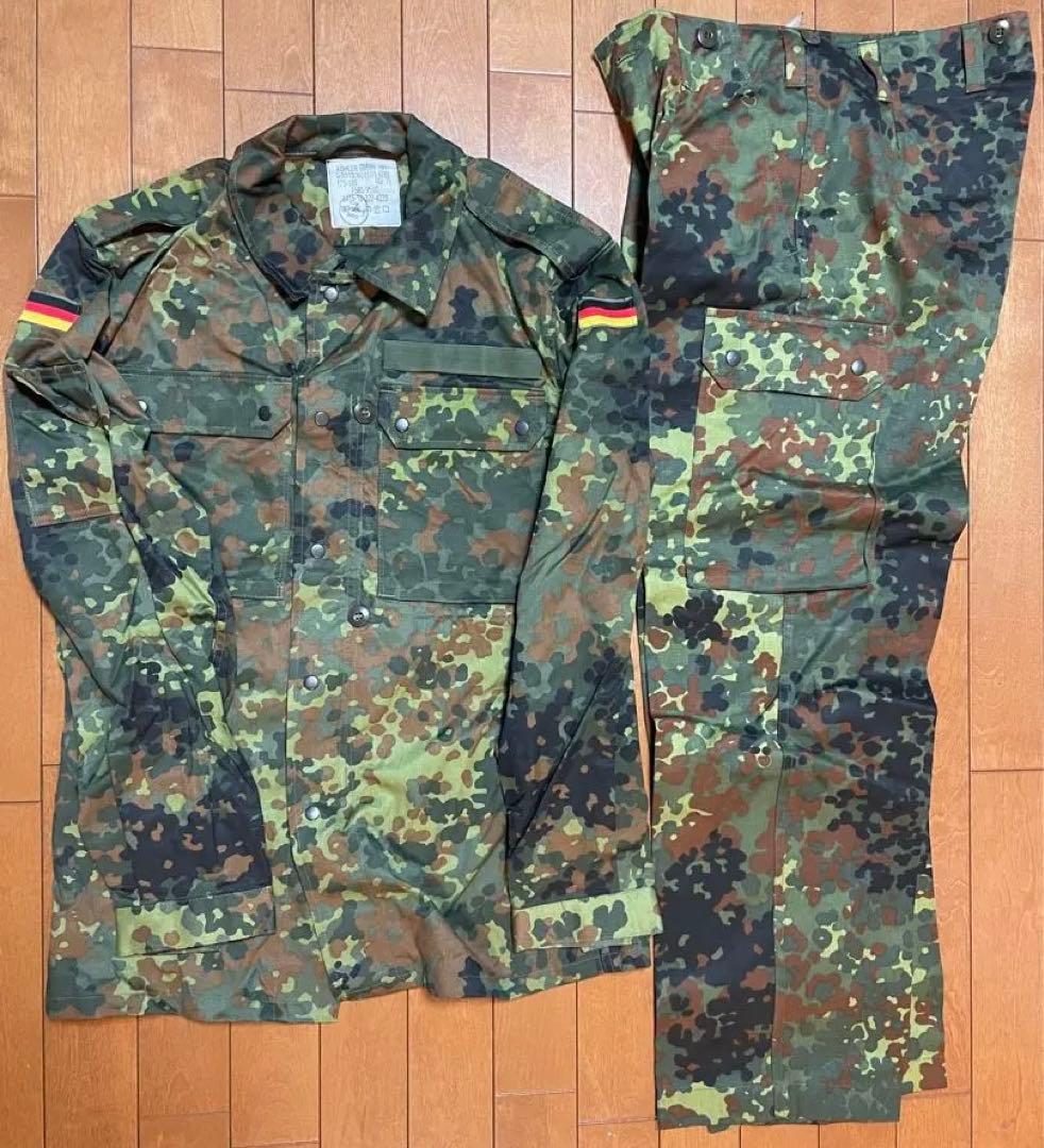 実物 ドイツ軍 ミリタリー ジャケットパンツ 上下セット サバゲー