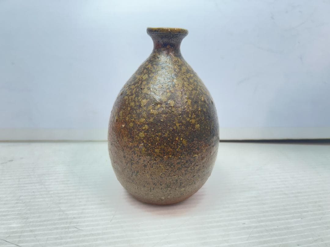 ☆備前焼【浦上善次・火襷/小皿&徳利】2個SET 県重要無形