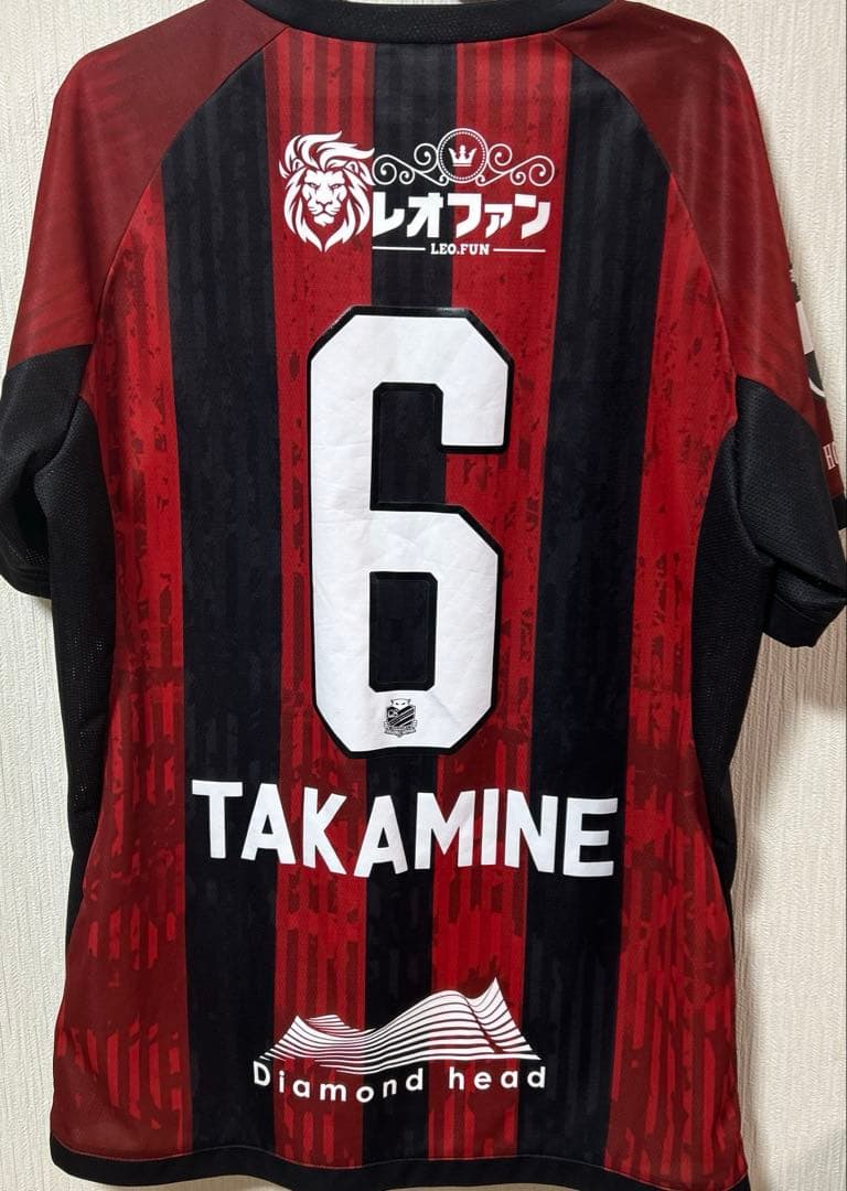 北海道コンサドーレ札幌 高嶺朋樹 オーセンティックユニフォーム Lの
