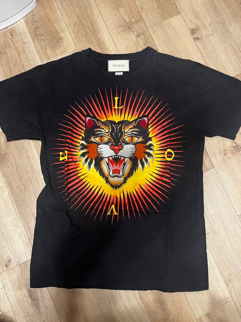 GUCCI 虎刺繍Tシャツ