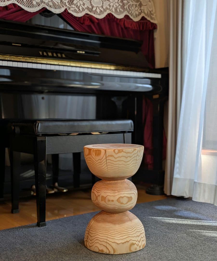 杉　丸太　椅子　スツール　テーブル　高さ約38㎝