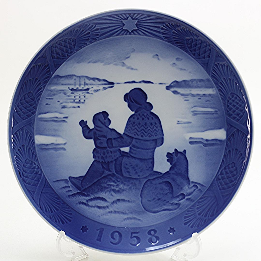 1958年 「グリーンランドの陽光」 イヤープレート ロイヤルコペンハーゲン