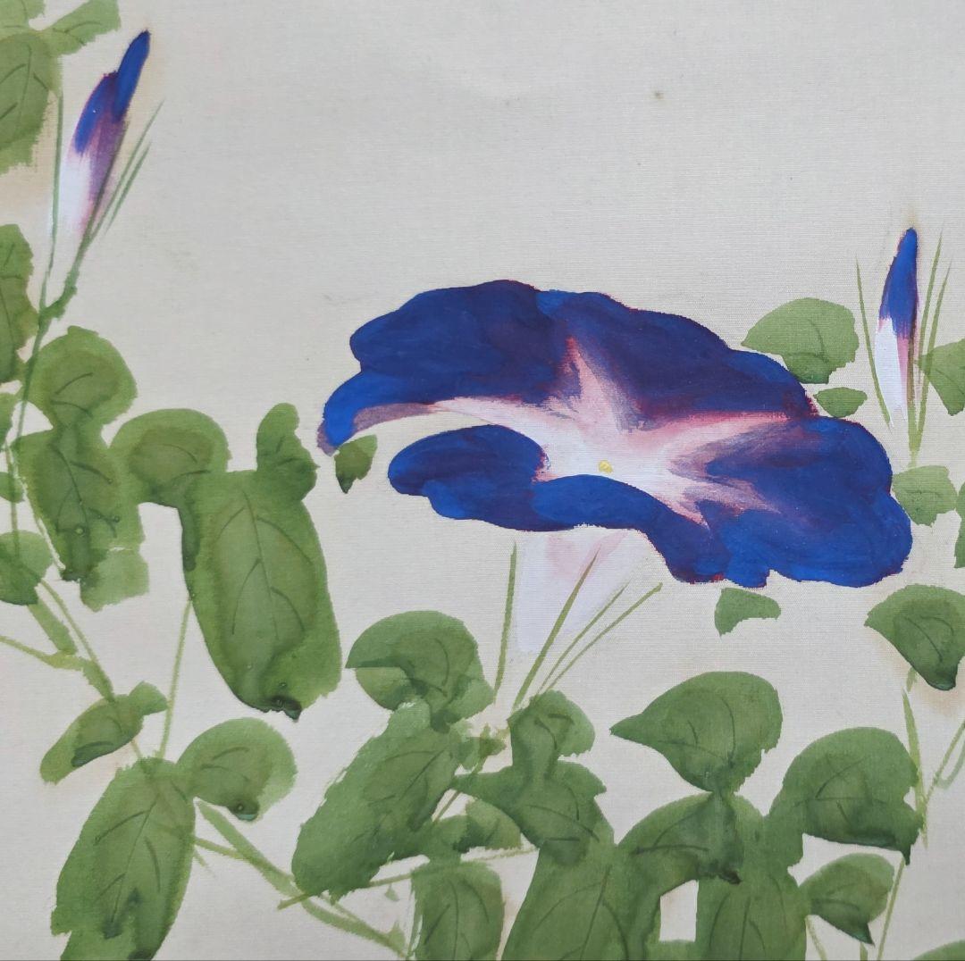 □徳岡神泉□群鯉図□二重箱□共箱□肉筆□ 【