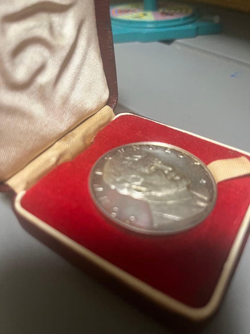 フランクリンミント ジョン F ケネディ プルーフ 銀貨 ? メダル？ ケース入