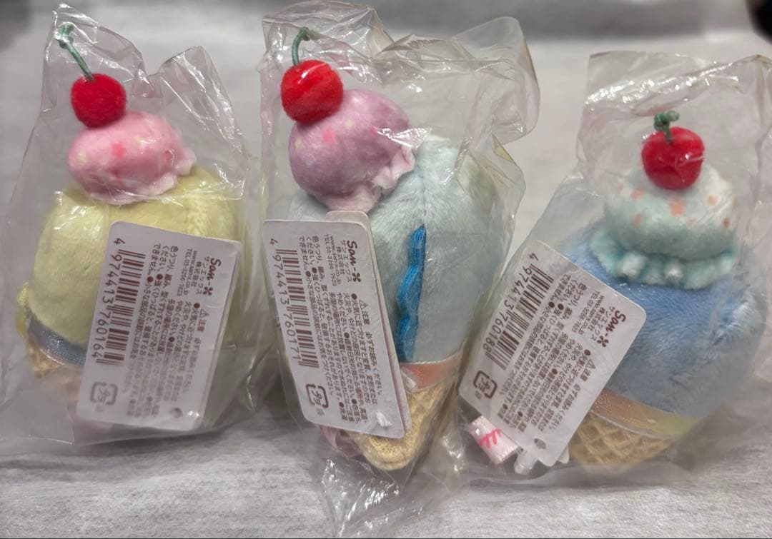 すみっコぐらし　ロフト限定 ぺんぺんアイスクリーム　てのりぬいぐるみ