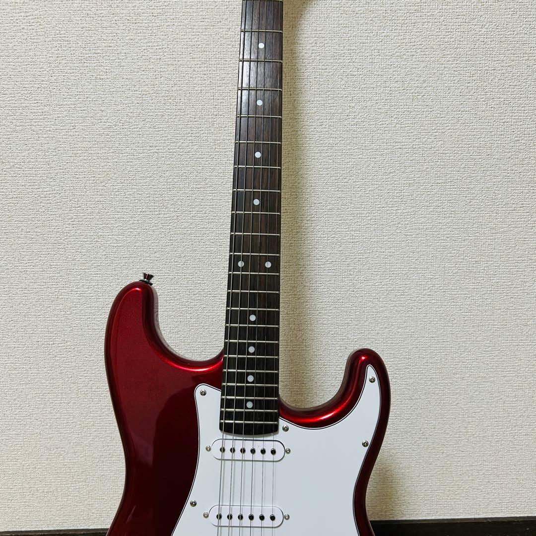 美品】PHOTOGENIC フォトジェニック エレキギター 赤 レッド ST - メルカリ