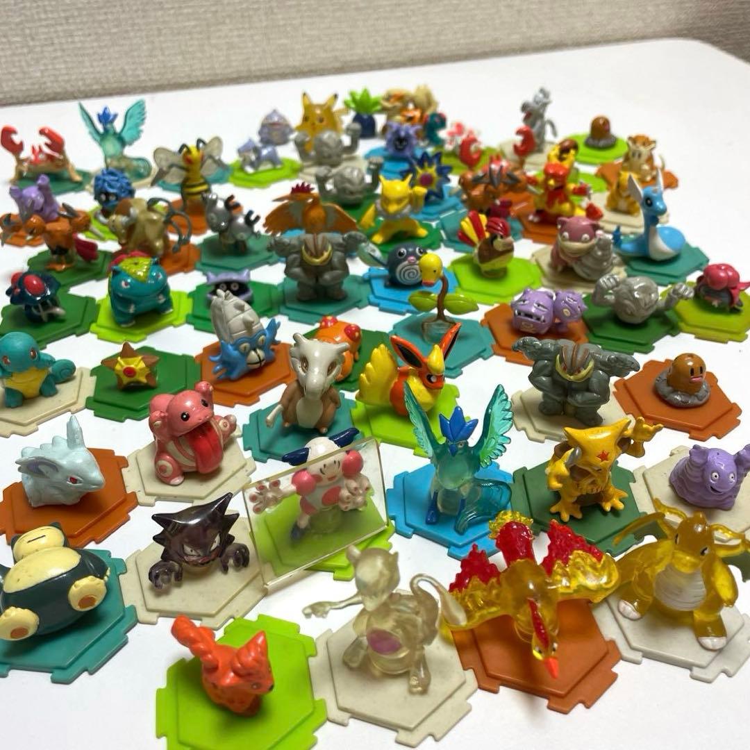 ポケモンフルカラーコレクション57体まとめ売り台座付き 初期 当時品