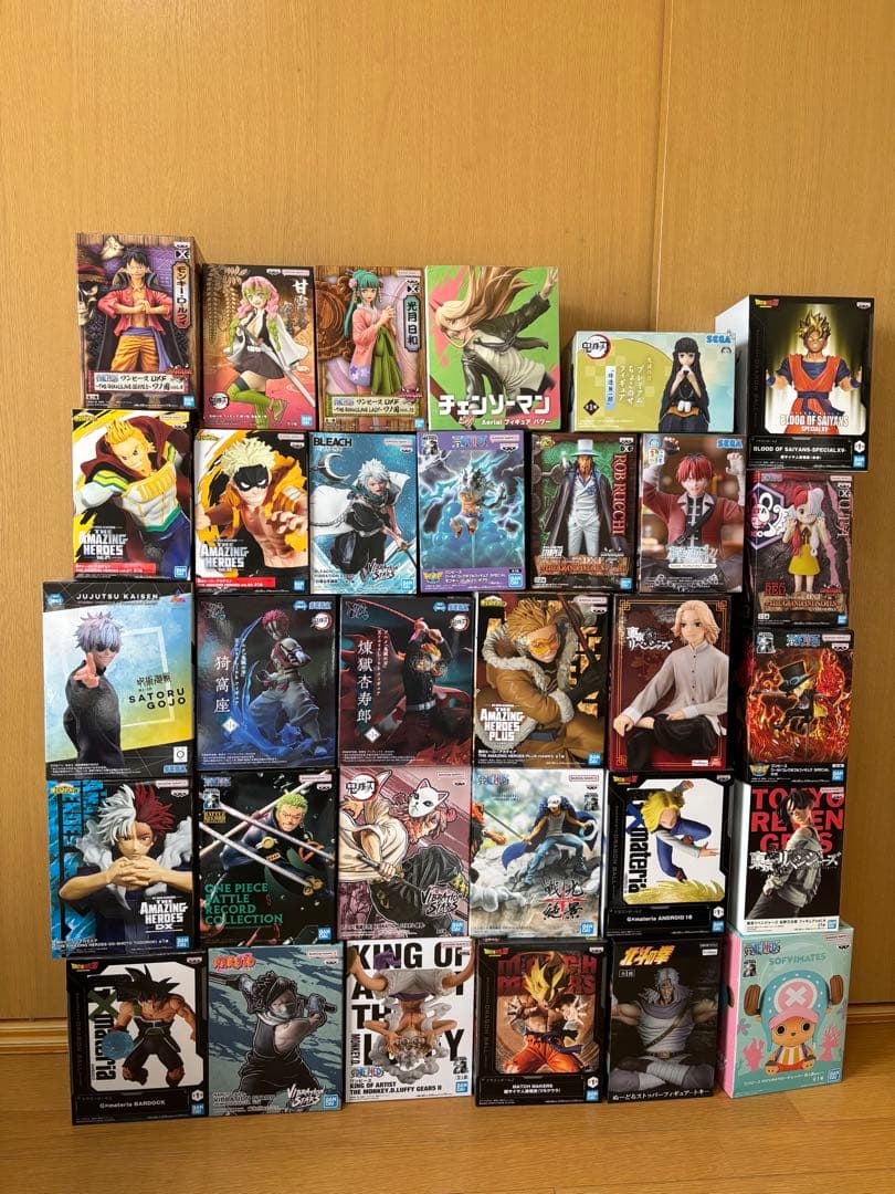 ジャンプ系プライズフィギュアまとめ売り31体