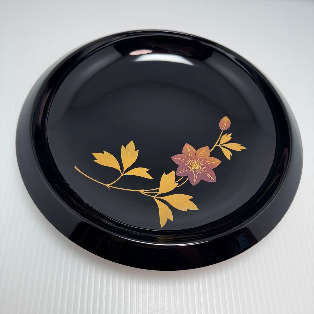 新品 輪島塗 漆皿 菓子皿 中皿 和食器 箸 セット伝統工芸 伝統工芸 輪島漆器