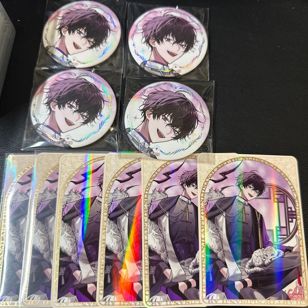 にじさんじ 佐伯イッテツ ART 缶バッジ カード