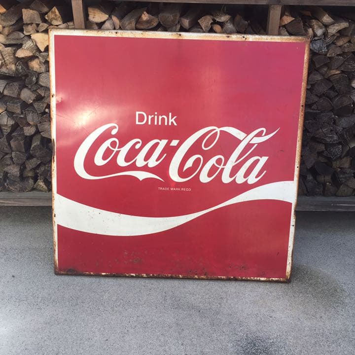 コカコーラ ビンテージ 看板 特大 Coca-Cola 昭和レトロ - メルカリ