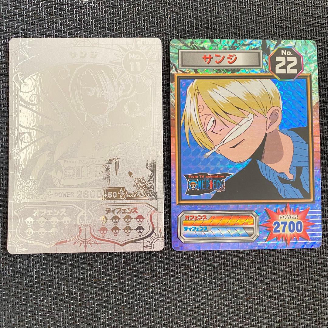 ONE PIECE エッチングカード カードダス マスターズ サンジ　ブロマイド