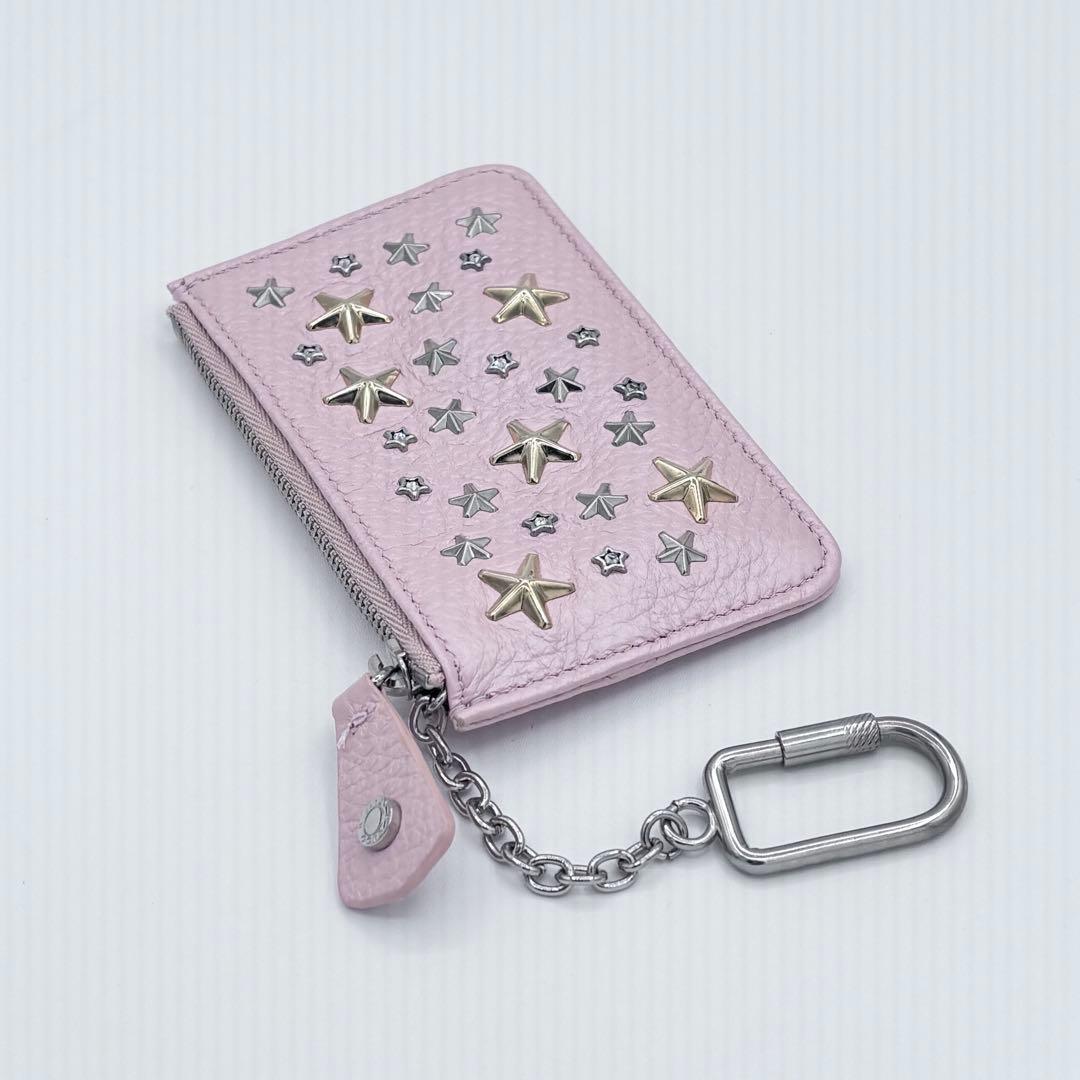 ✨超美品✨ JIMMY CHOO スター スタッズ ケース キーリング付