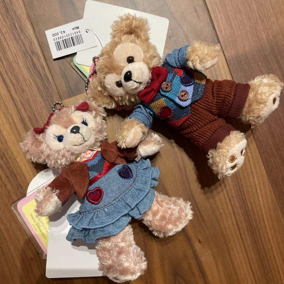 お顔厳選 ダッフィー シェリーメイ ぬいぐるみバッジ ストラップ 41点