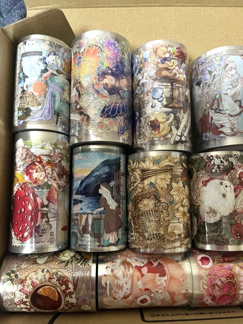 ②PETテープ まとめて マスキングテープ 海外 くま 女の子 樹下下下