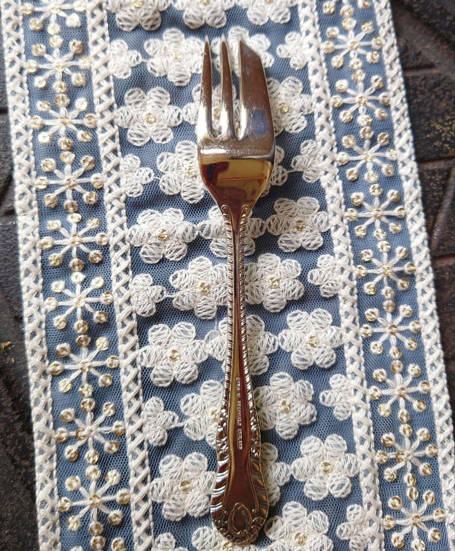 Chinacraft of London ケーキフォーク 6本 銀 ビンテージ