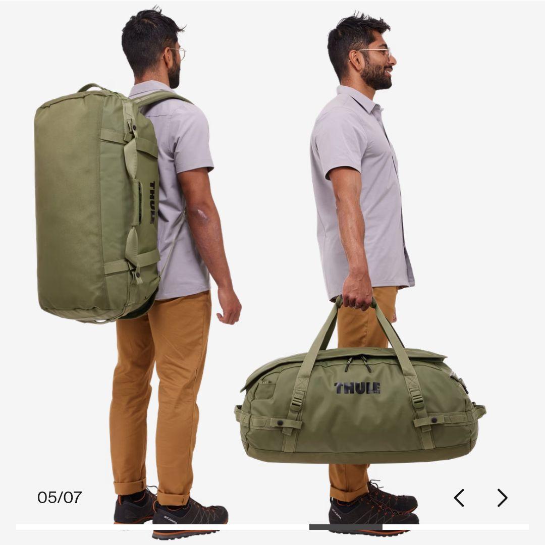 Thule Chasm 70L ダッフルバッグ オリーブグリーン - メルカリ