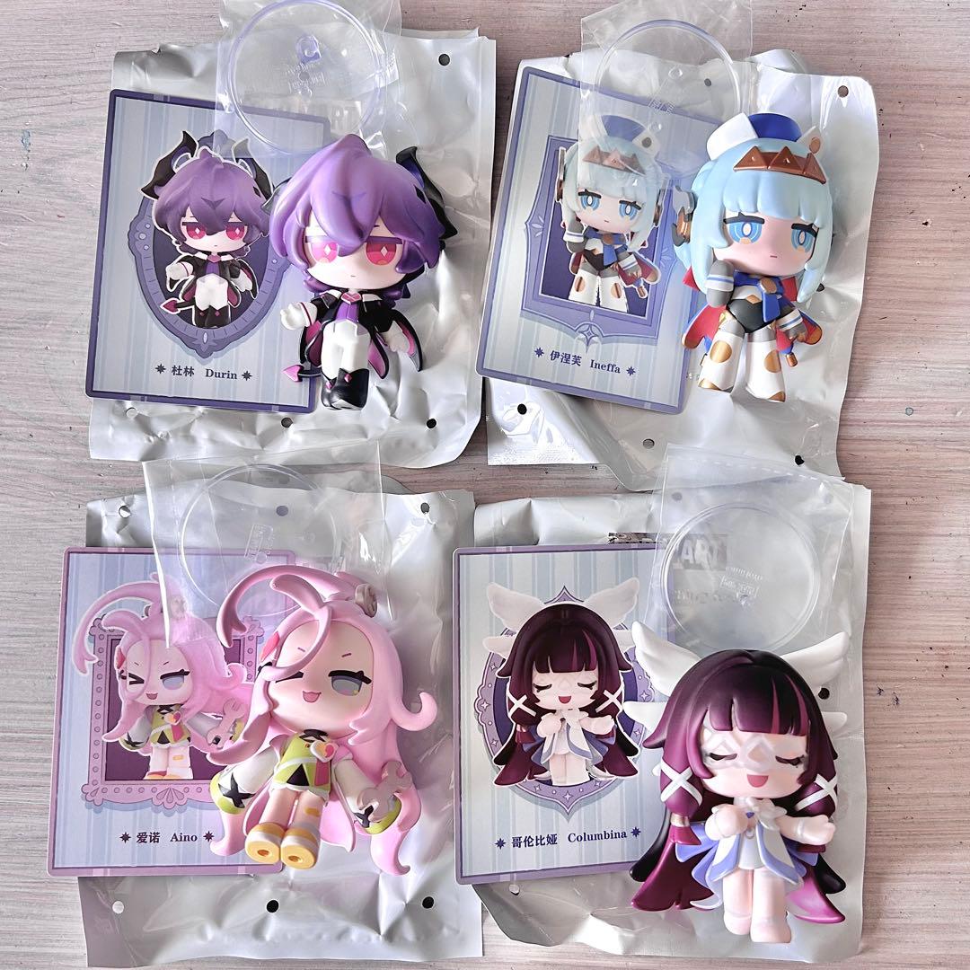 原神 POPMART フィギュア コロンビーナ ドゥリン イネファ アイノ