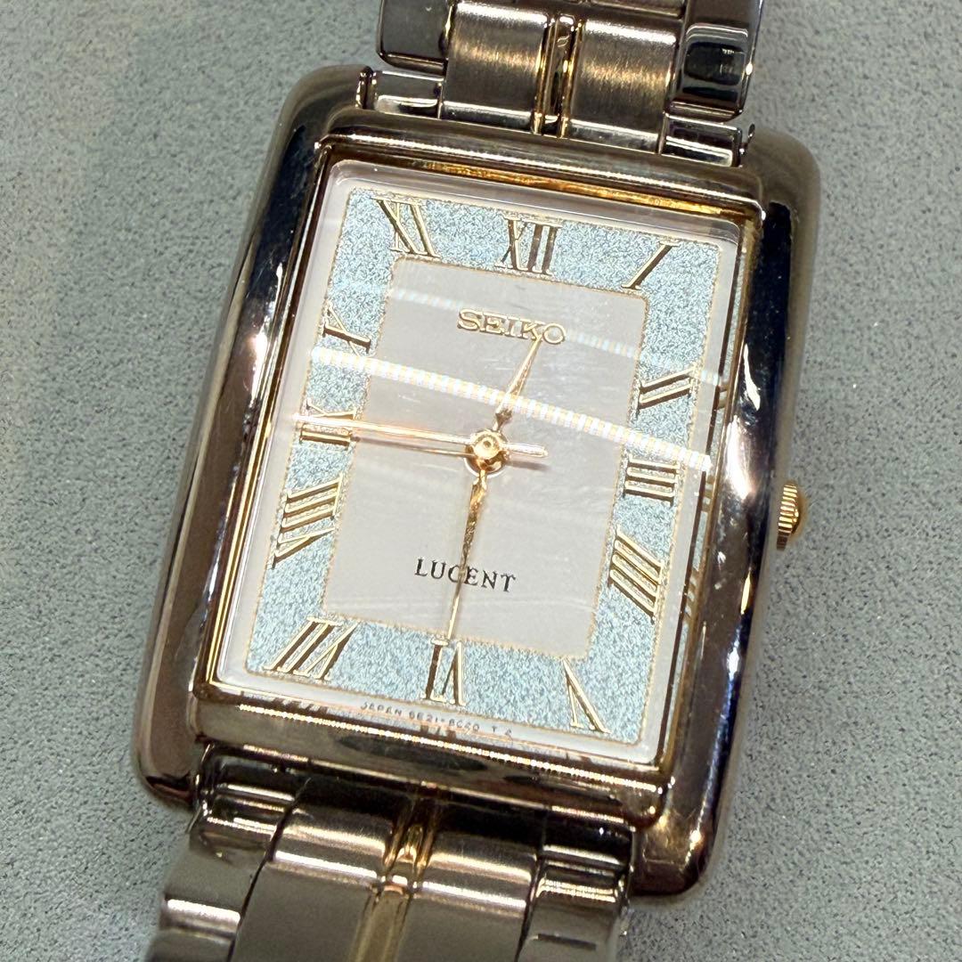 【未使用】SEIKO セイコー 腕時計 LUCENT ルーセント スクエア 箱付