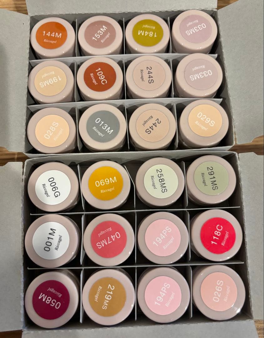 ミスミラージュ パラジェル TRINAジェルまとめ売りカラーチャートセット