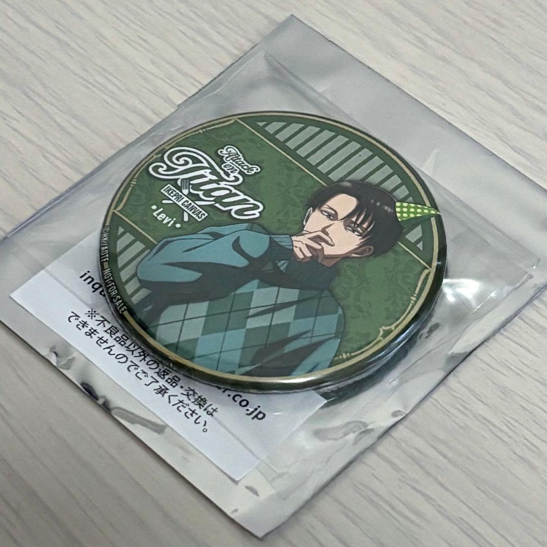 進撃の巨人 プリンスホテル フード・スイーツ特典 描き下ろし缶バッジ