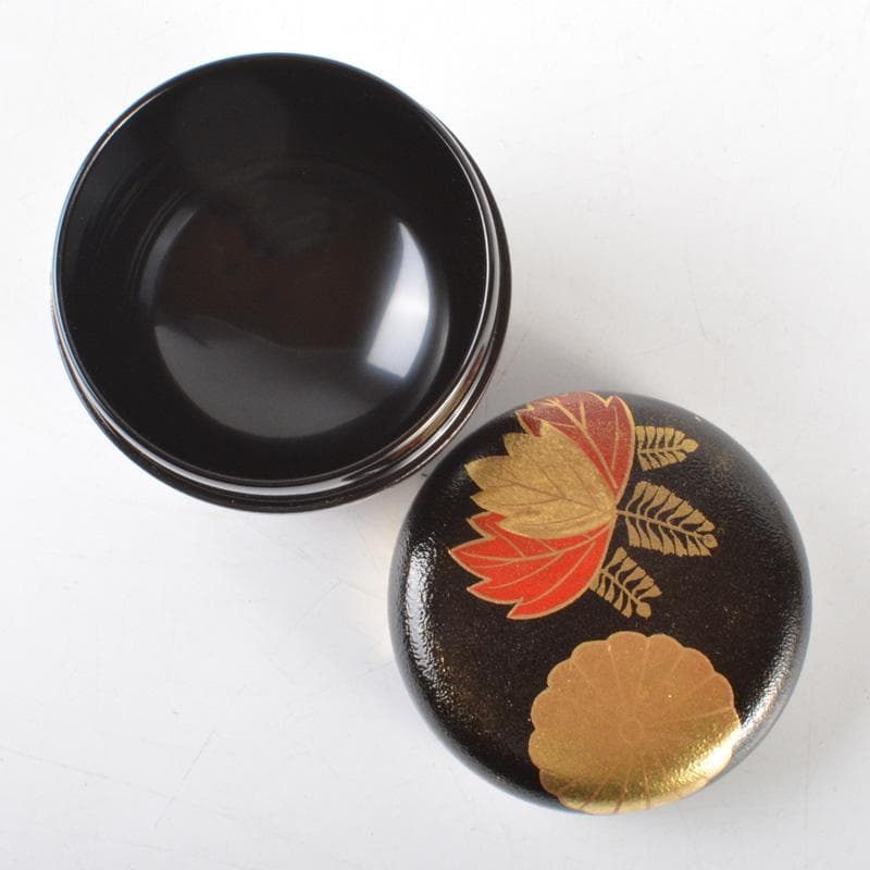 茶道具　中村湖彩作　高台寺蒔絵　中棗　共箱　C　5445