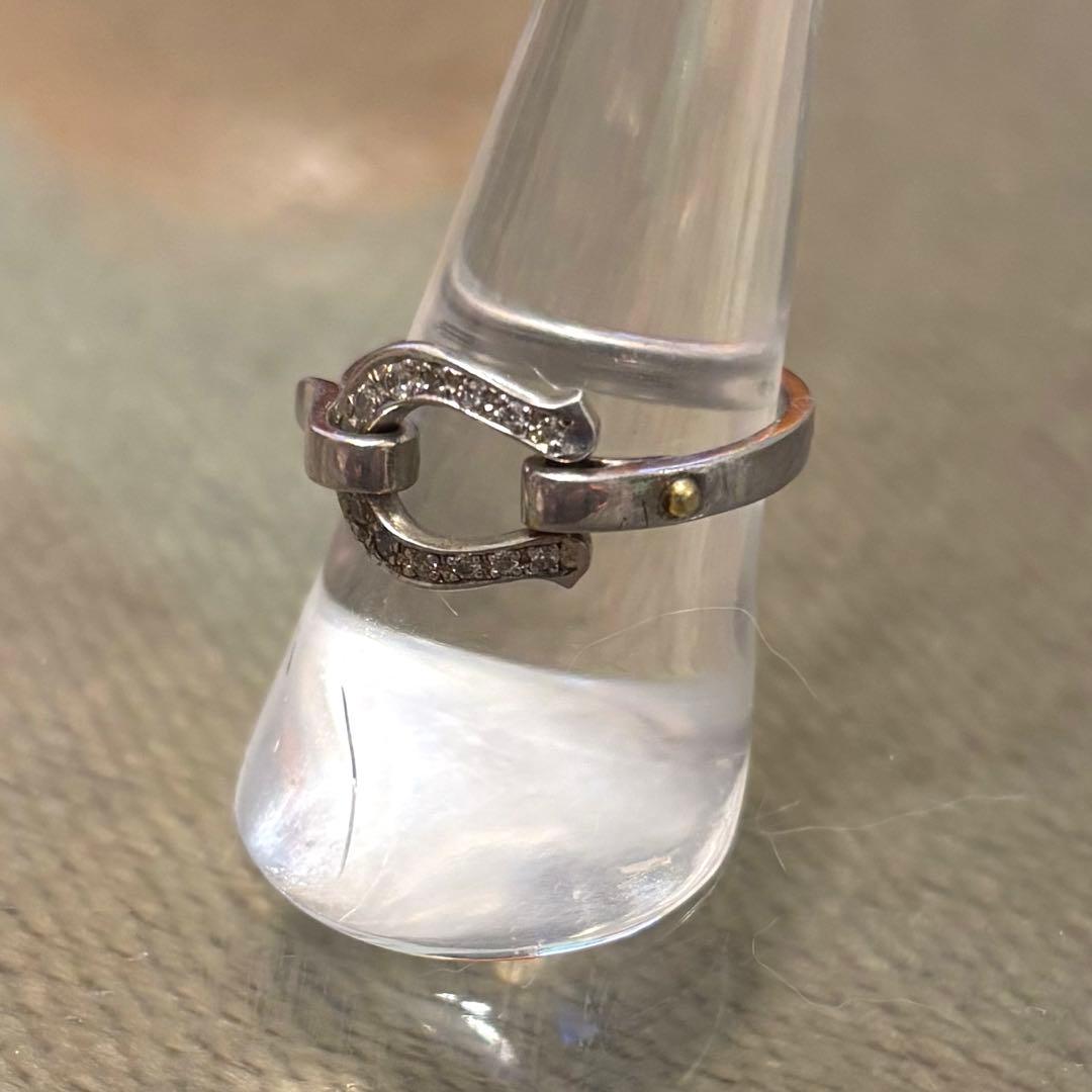 sympathy Oᖴ Soul K18 silver リング　ホースシュー