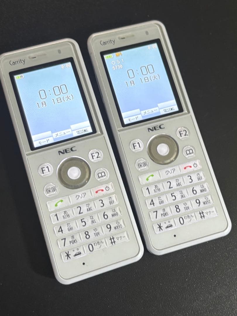 NEC電話機 PHS2台セット Carrity PS8D-NW