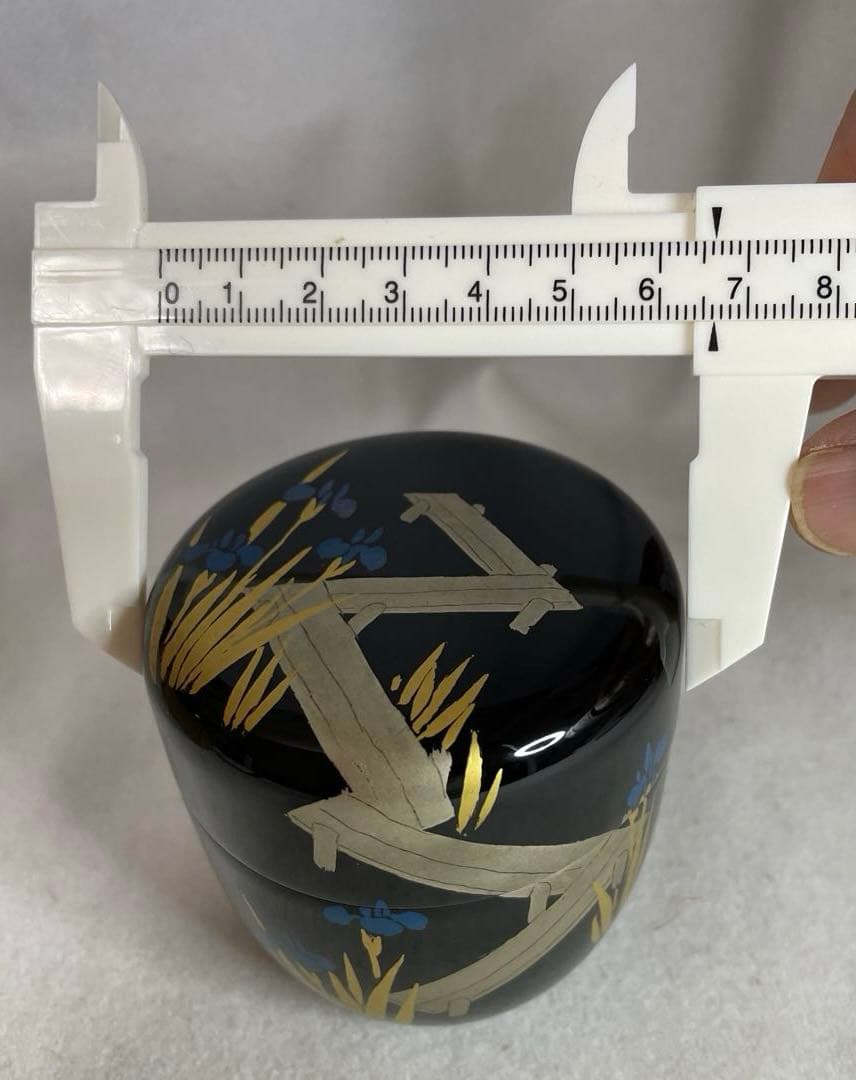 茶道具 八橋蒔絵 黒内朱中棗 2025年最新】Yahoo!オークション -棗 蒔絵