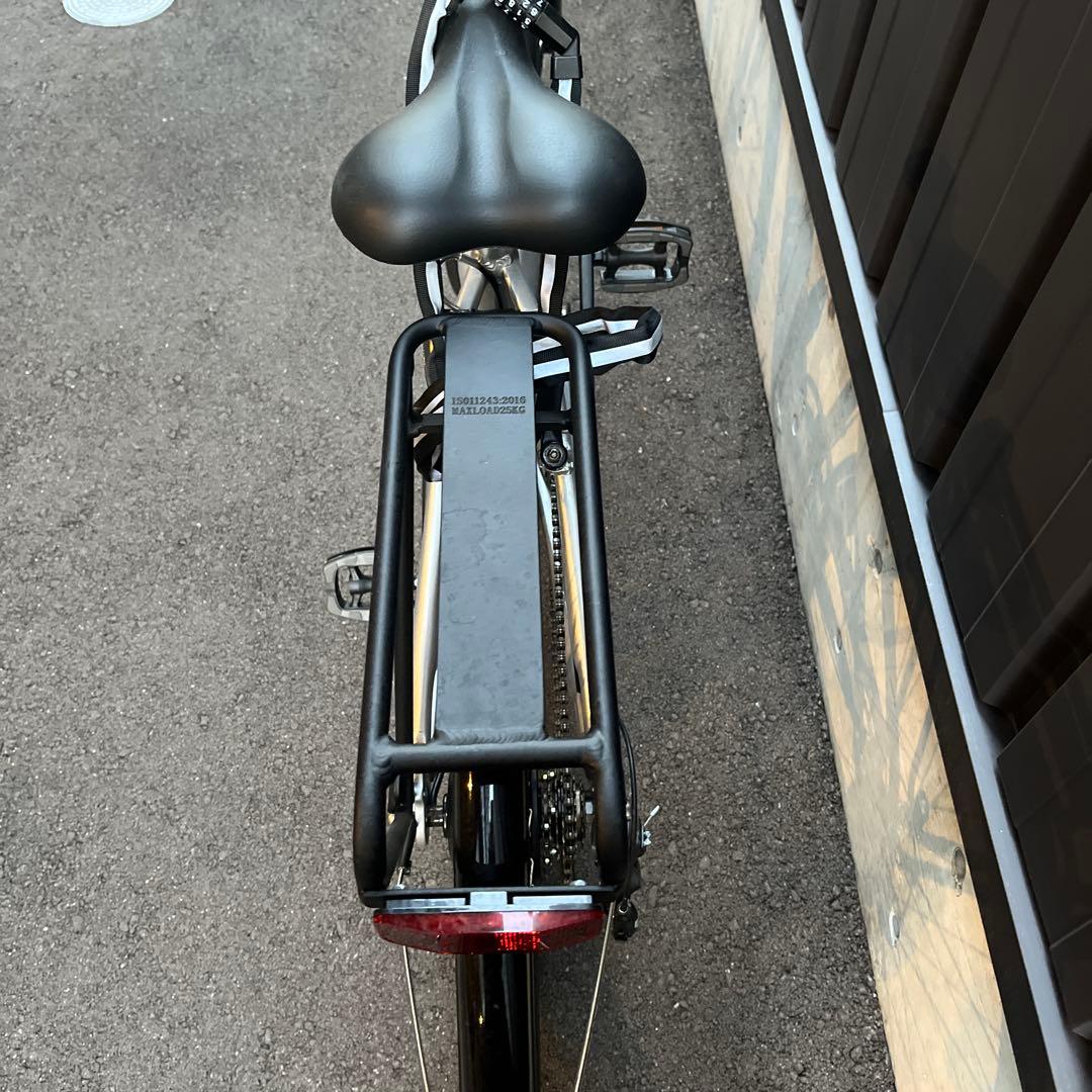 極美品 benelli 電動アシスト自転車 シルバー