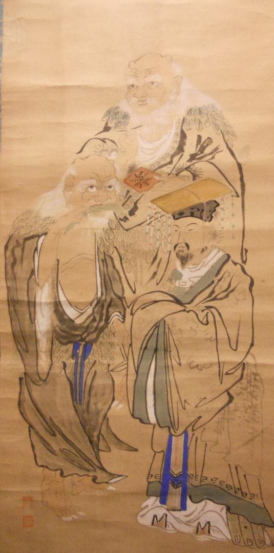 掛け軸 萬晡 寶槌之図 紙本 希少 軸装 茶道具 掛軸 美品 です。