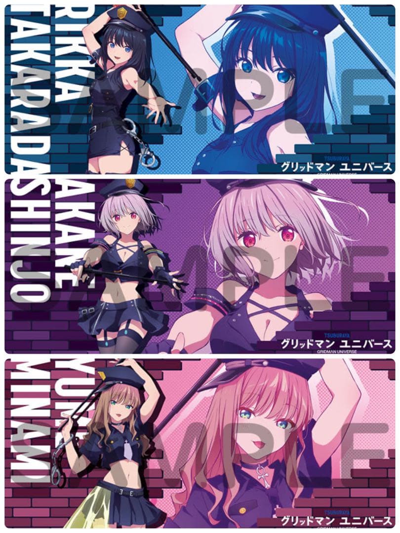 最安値】 グリッドマンユニバース ラバーデスクマット 3種 あみあみ