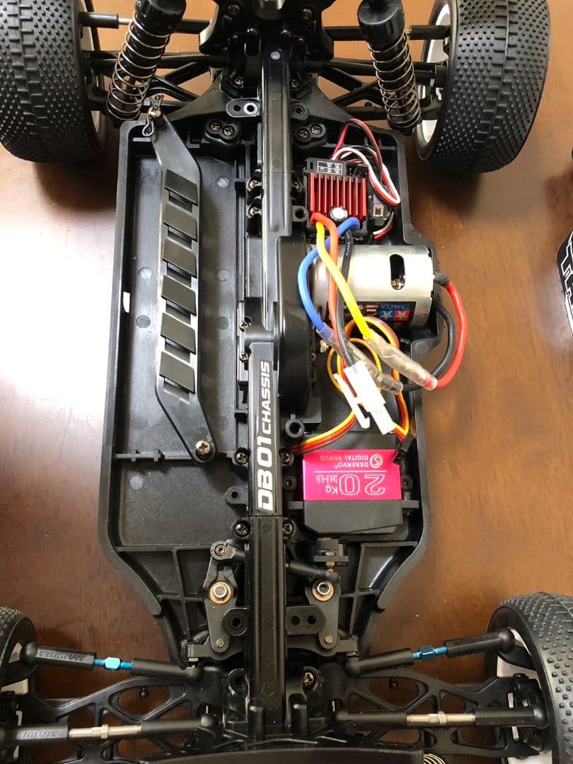 DB01ドゥルガ 未走行 ESCモーターサーボ 新品スリッパークラッチ付