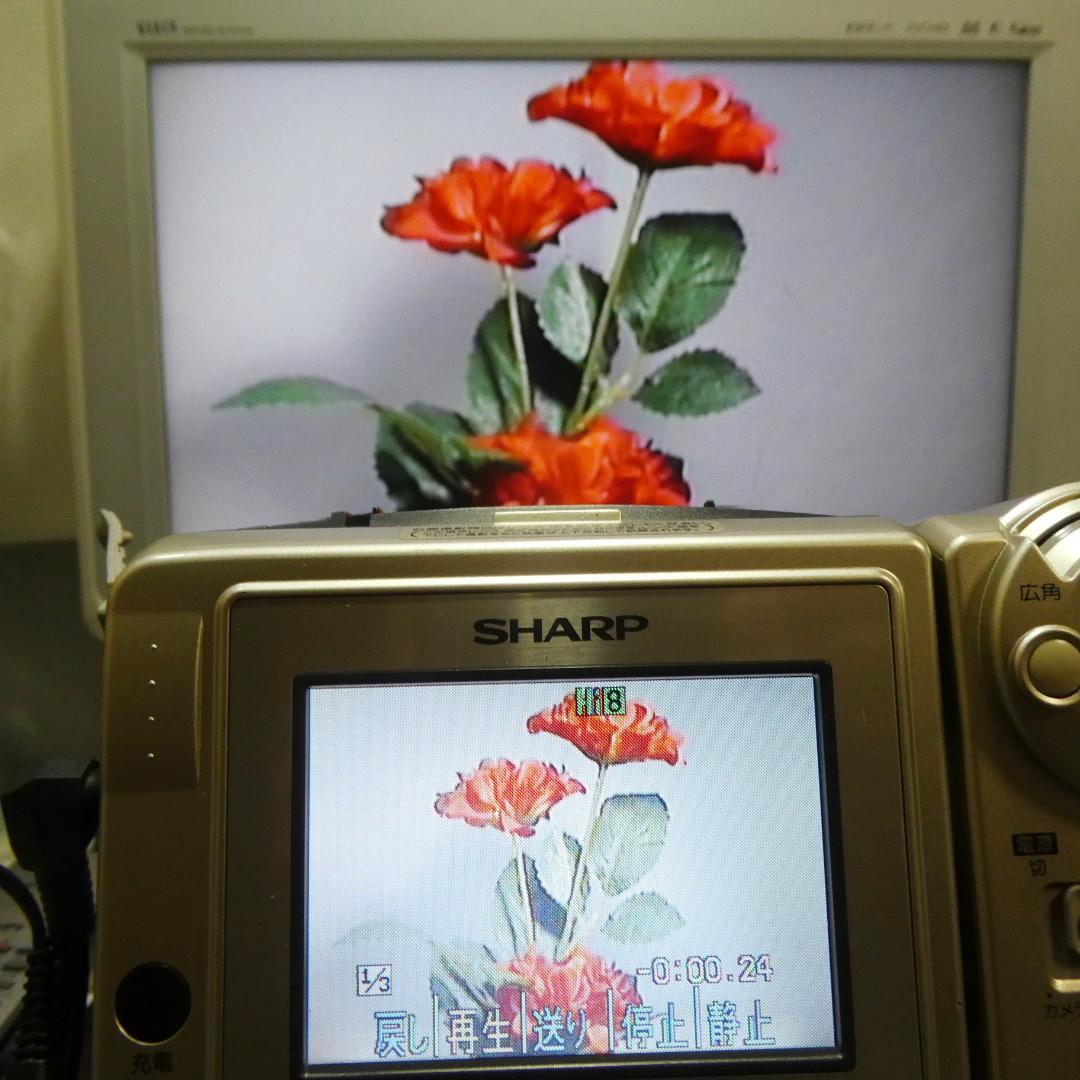 美品・動作良好　Video.Hi8 シャープVL-EH500 8ミリビデオカメラ