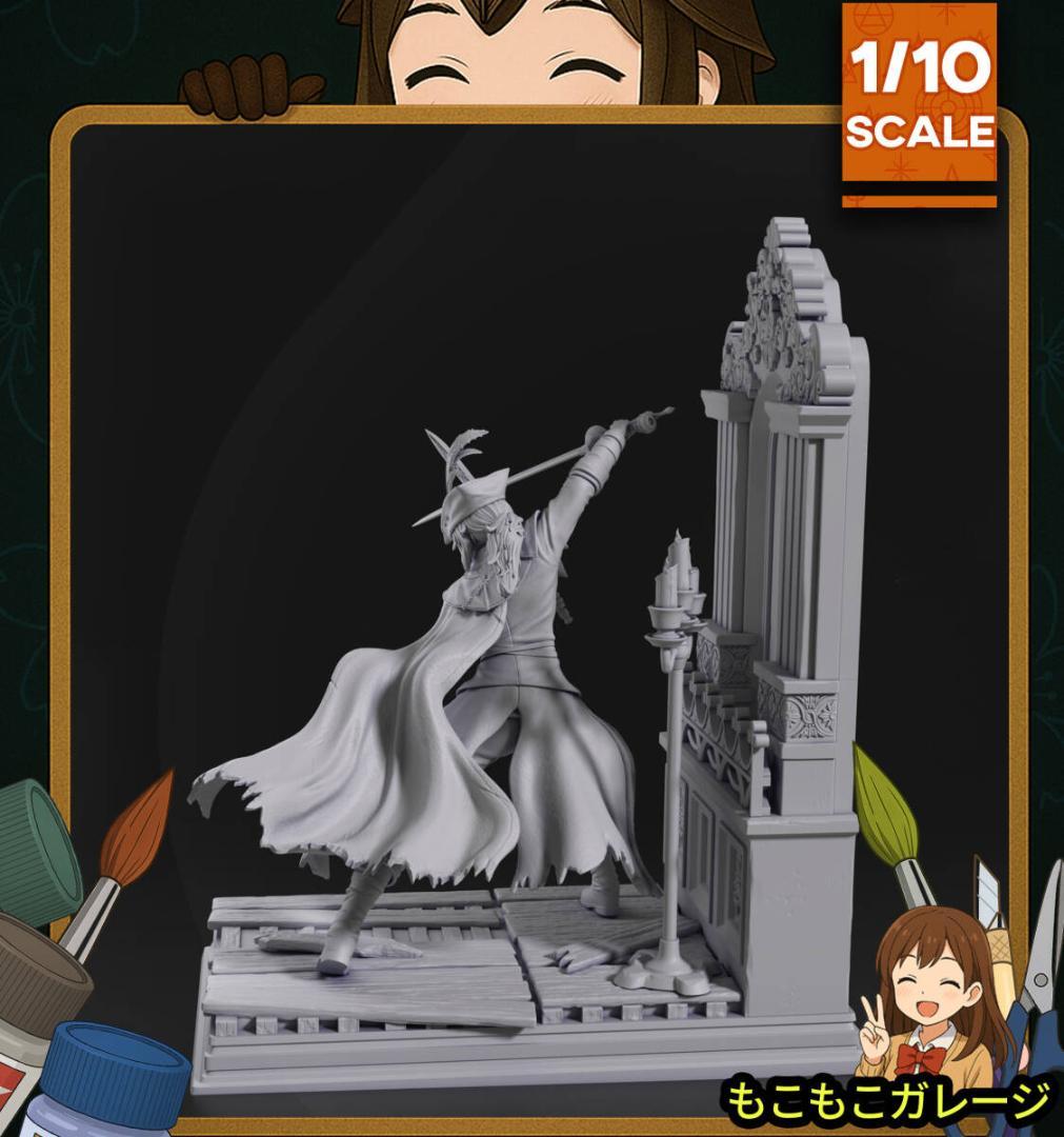 時計塔のマリア Bloodborne 未塗装未組立 フィギュア ガレージキット