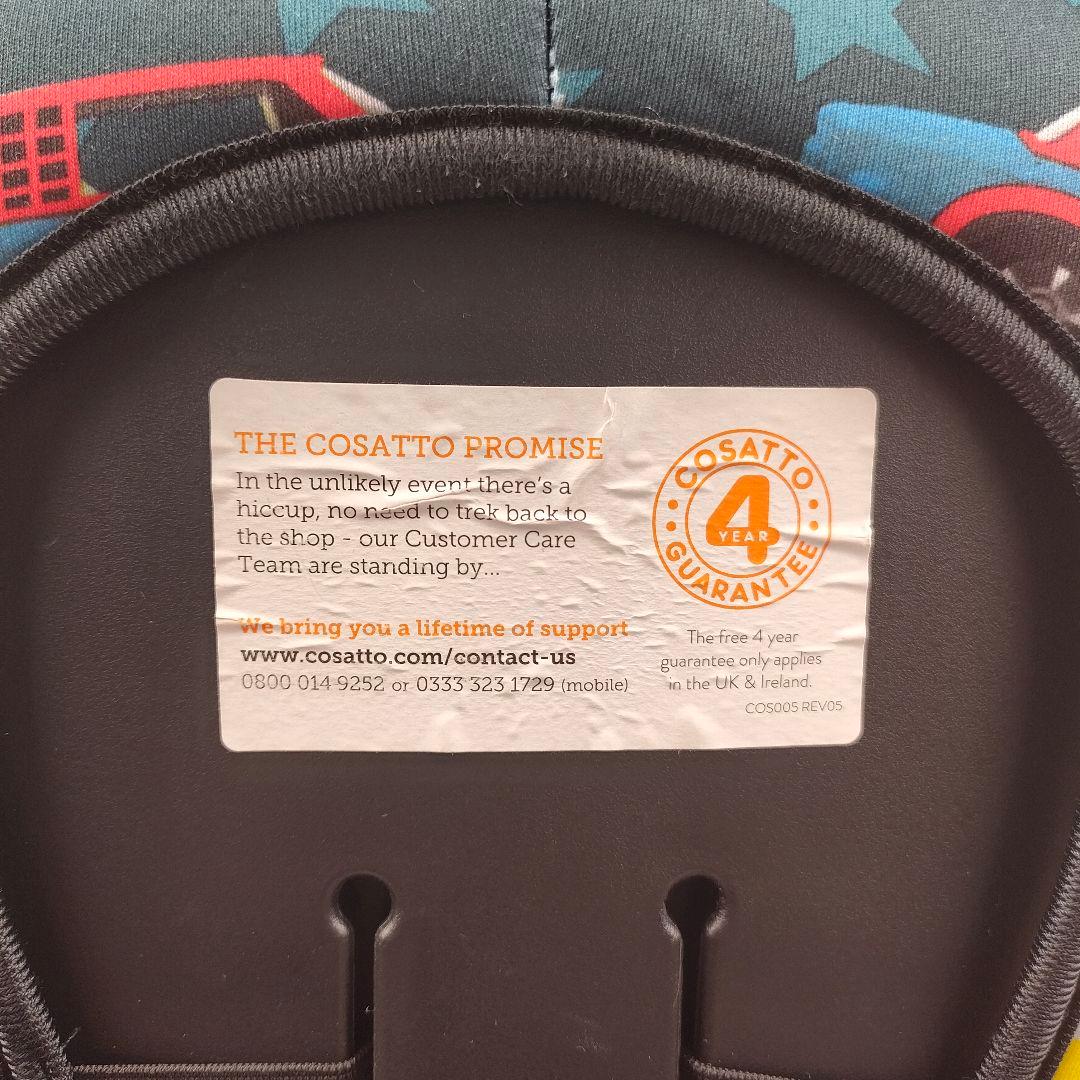 【迅速発送】コサット　COSATTO ZOOMI チャイルドシート 車柄