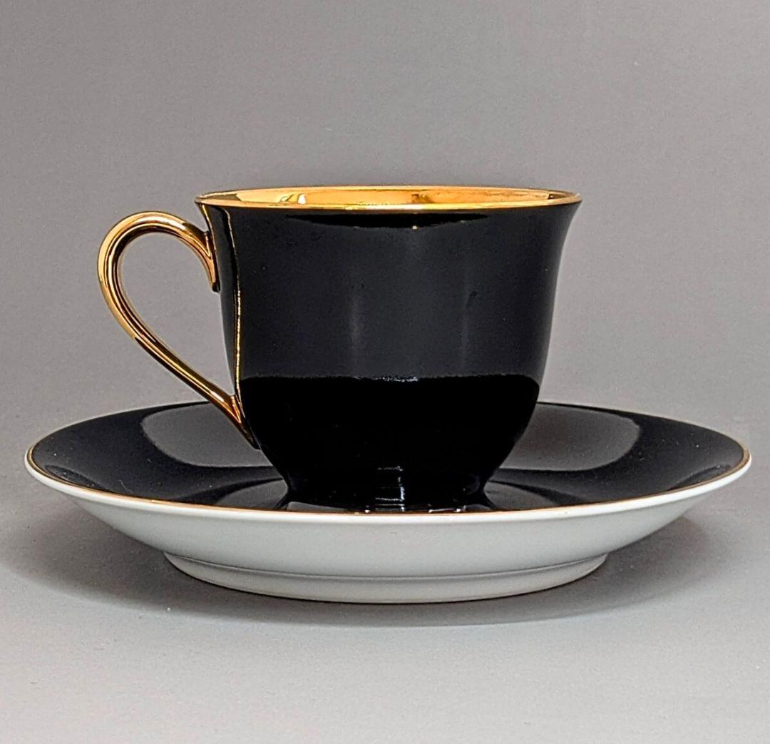 オールドノリタケ ゴールド ハーレクインキャビネットカップ&ソーサー マルキ印