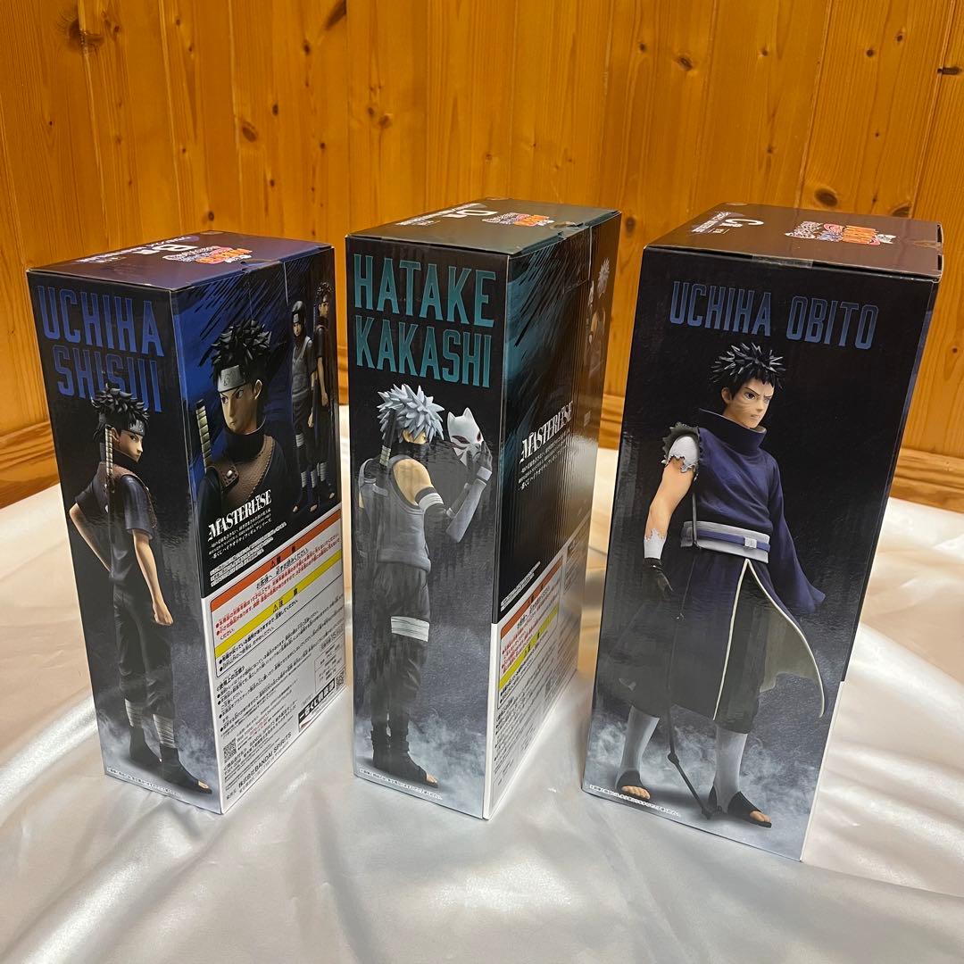 NARUTO 一番くじ B賞シスイ Ｃ賞オビト Ｄ賞カカシ 3点 フィギュア