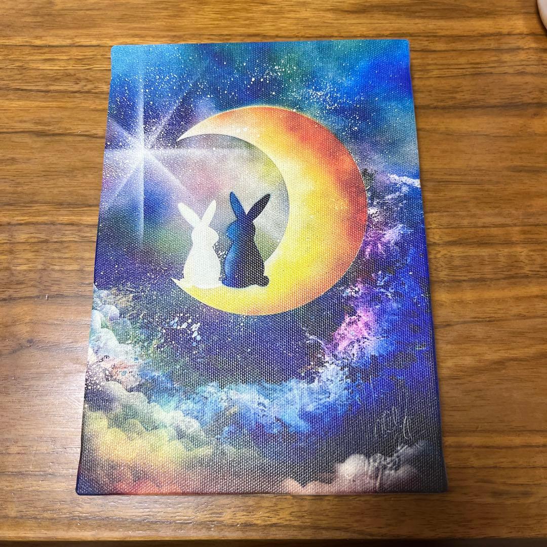 スプレーアートエデンSMキャンバス複製画うさぎ - メルカリ