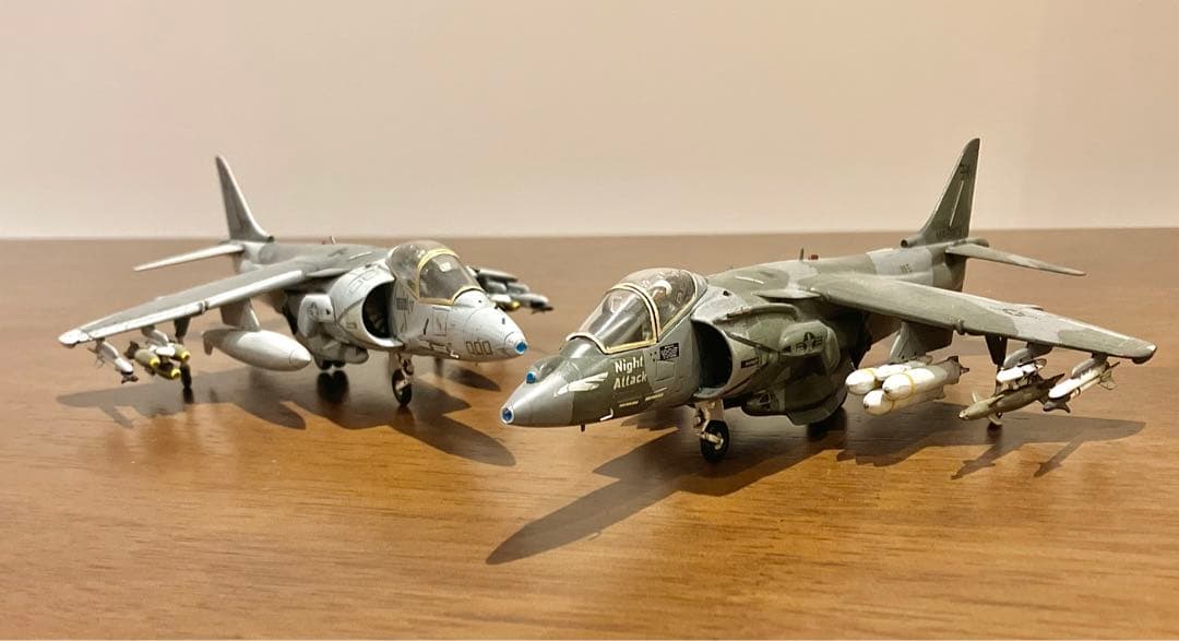 AV-8B ハリアー 1/72モデル 2機セット