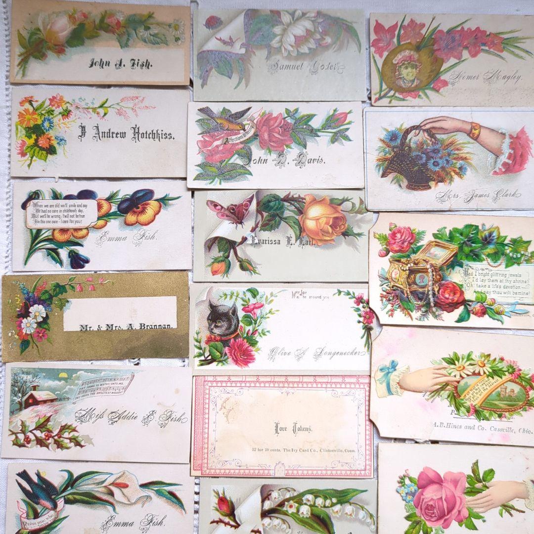 74枚②激レア コーリングカード クロモス アンティーク ヴィクトリアン