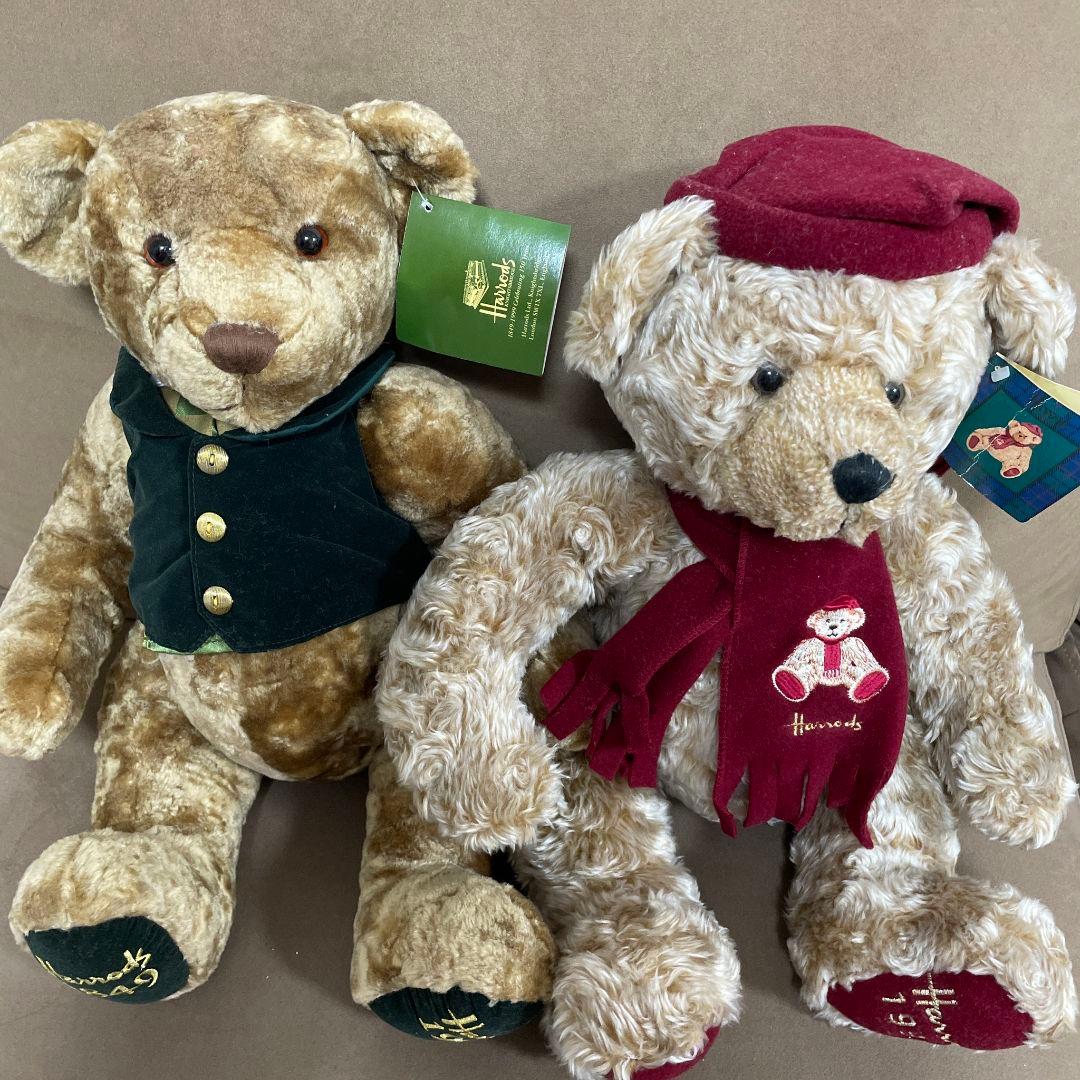 ハロッズ テディベア 2023年 クリスマスベア くまさん ぬいぐるみ
