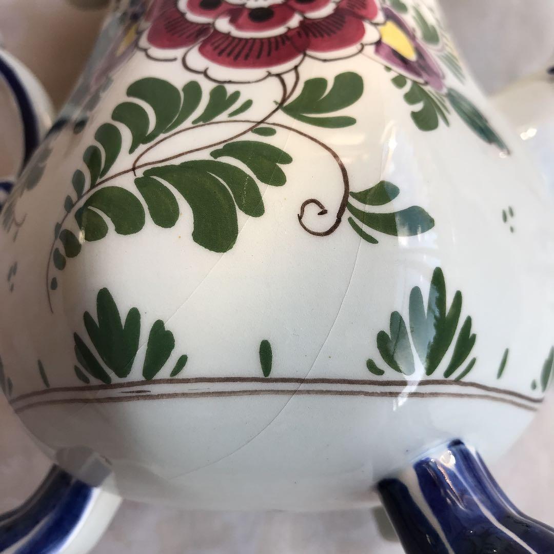 Delft polychrome ポット