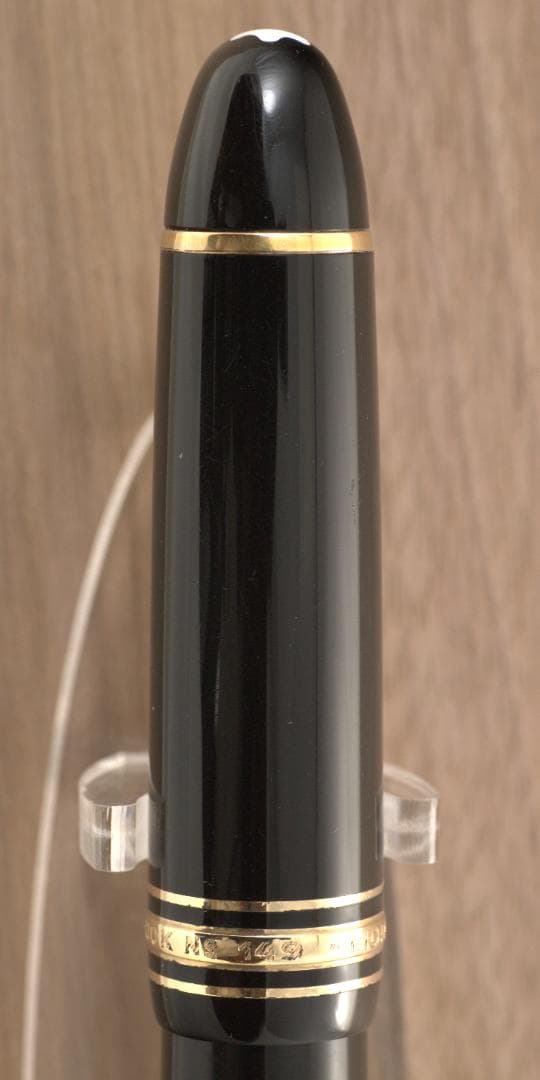 MONTBLANC 149 万年筆 18金EF3帯段なしエボナイト芯インク箱付き