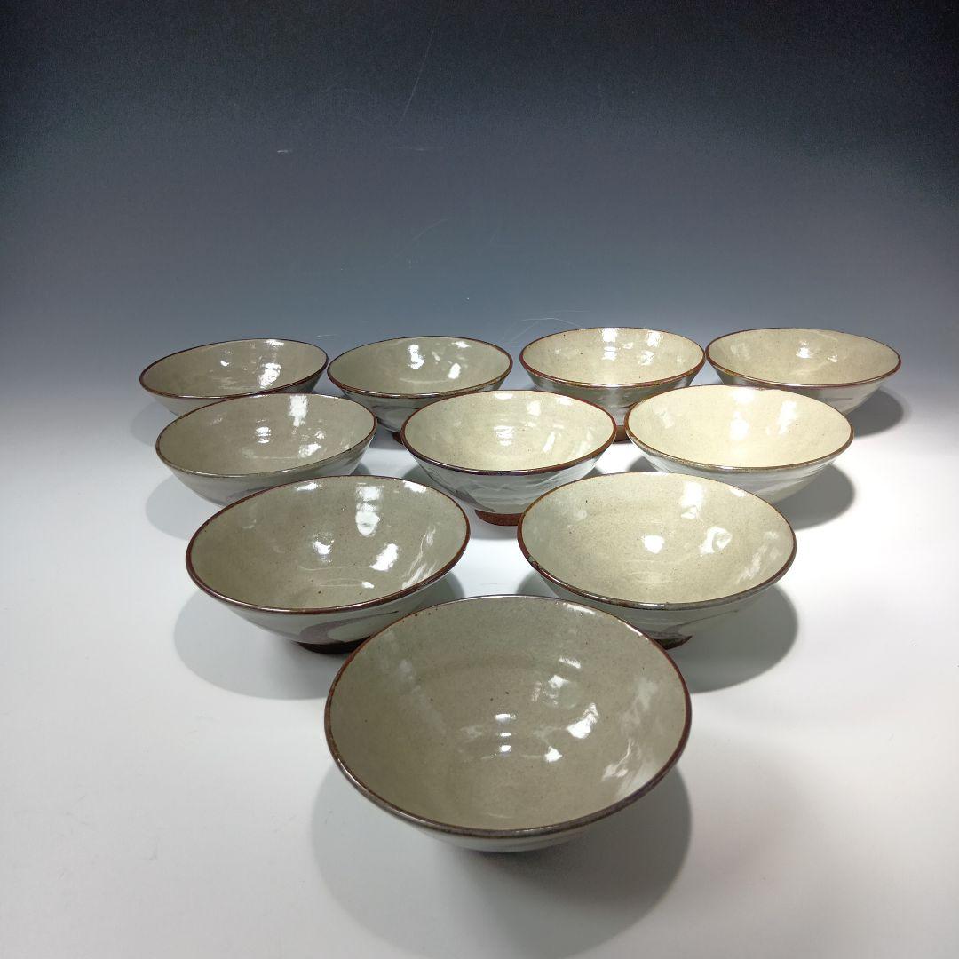 値下げ茶道具 絵唐津数茶碗10客 福森研晃作 共箱 美品 - メルカリ