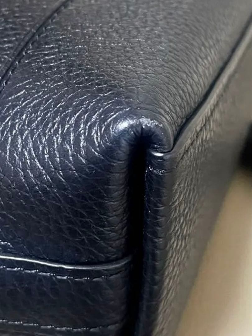 coach コーチショルダーバッグ レザー 斜め掛け 黒